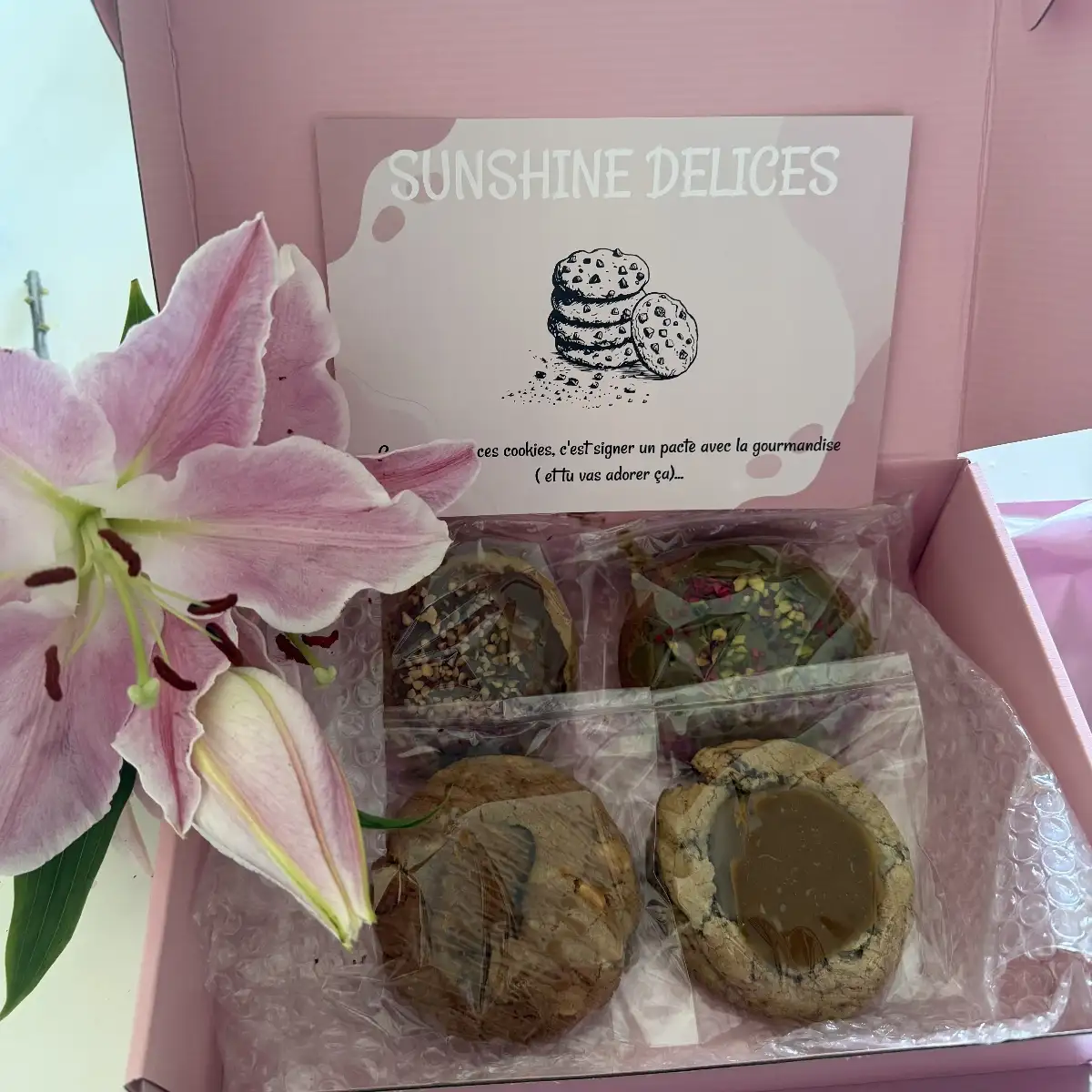 LA BOX GOÛTER (4 COOKIES AU CHOIX)